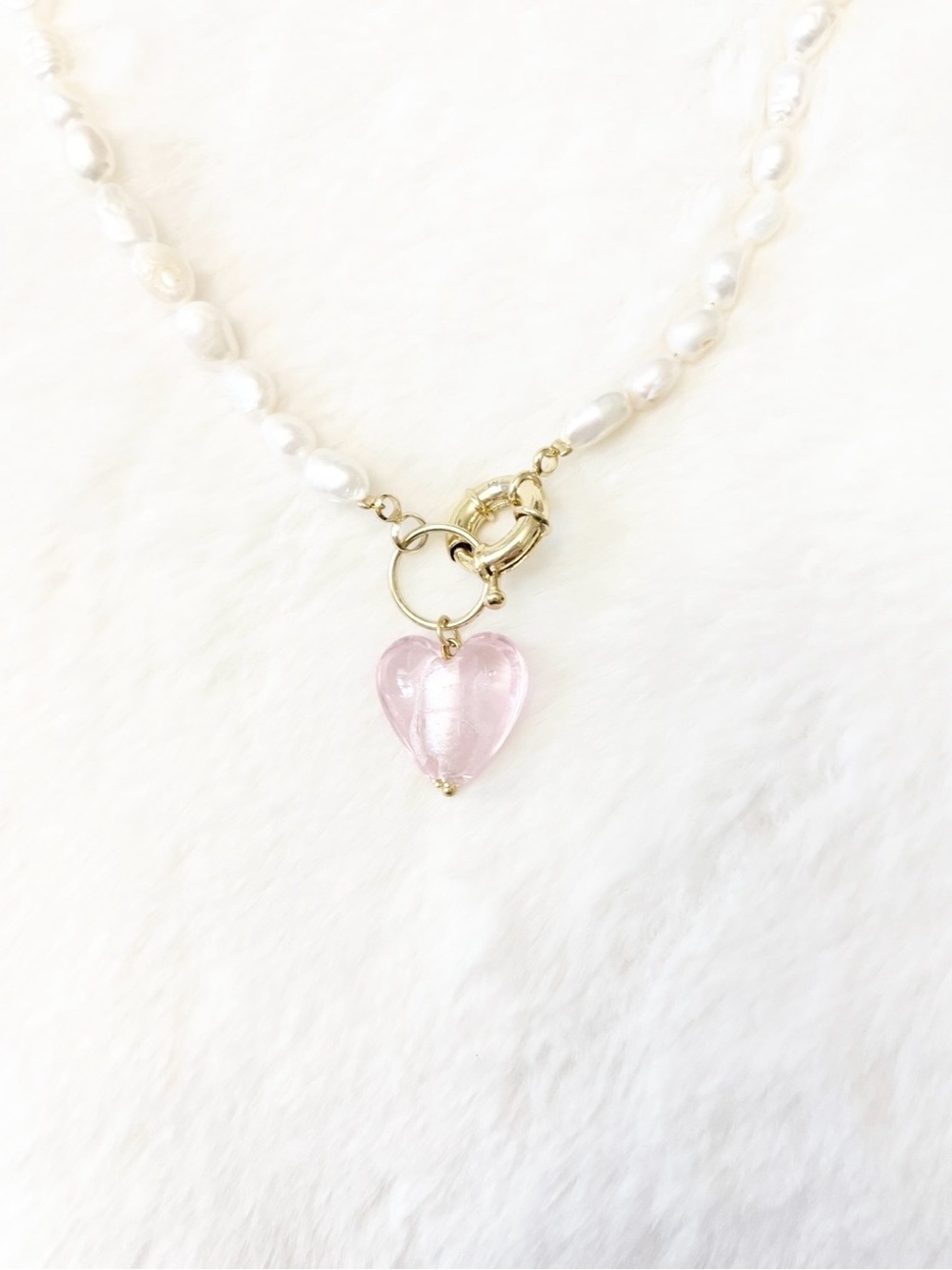 Petit Moments x Revolve Lisa Necklace in Pink - Picture 7 of 9